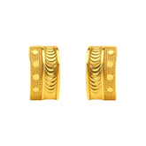 22k Yellow Gold Huggies Earrings with gold weight of 3.45g